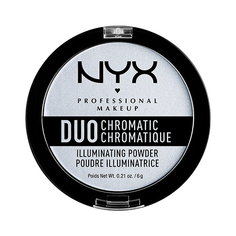 Хайлайтер для лица `NYX PROFESSIONAL MAKEUP` DUO CHROMATIC тон 01 twilight tint