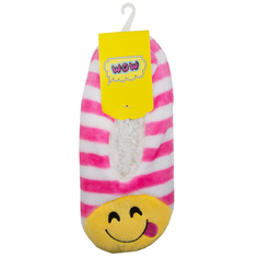 Тапочки `SOCKS` SMILE розовые, one size