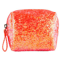 Косметичка GLITTER small size `LADY PINK` SHINE ON оранжевая