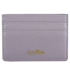 Картхолдер `LADY PINK` BASIC серый саффьяно