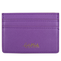 Картхолдер `LADY PINK` BASIC фиолетовый саффьяно