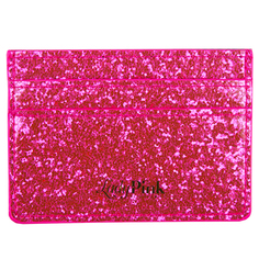 Картхолдер `LADY PINK` SHINE ON розовый глиттер