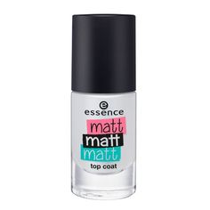 Верхнее покрытие для ногтей `ESSENCE` MATT MATT MATT тон 37 матовое 8 мл