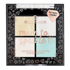 Хайлайтер для лица `ESSENCE` MADE TO SPARKLE 4 в 1