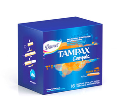 Тампоны с аппликатором `TAMPAX` COMPAK Super Plus 16 шт