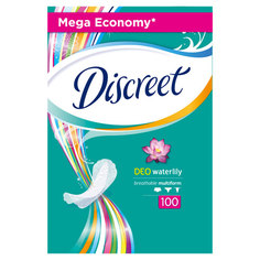 Прокладки женские мультиформа `DISCREET` DEO Водная Лилия 100 шт