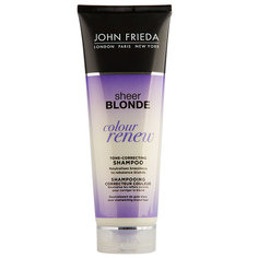 Шампунь для волос `JOHN FRIEDA` `SHEER BLONDE` COLOUR RENEW для восстановления оттенка осветленных волос 250 мл