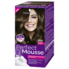 Краска-мусс для волос `PERFECT MOUSSE` тон 500 (средний каштан) 35 мл