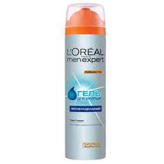 Гель для бритья `LOREAL` `MEN EXPERT` ПРОТИВ РАЗДРАЖЕНИЙ  200 мл