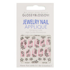 Наклейки для ногтей `GLOSSYBLOSSOM` ДРАГОЦЕННАЯ ЛЮБОВЬ роскошный блеск