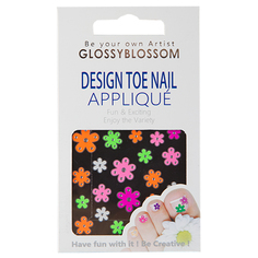 Наклейки для ногтей `GLOSSYBLOSSOM` БРИЛЛИАНТОВОЕ ЛЕТО на ногах             а/п 71156