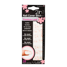 Наклейки для ногтей `GLOSSYBLOSSOM` PREMIUM LOOK 2 в 1 под солнцем