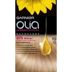 Краска для волос `GARNIER` `OLIA` Тон 9.0 (Очень светло-русый)