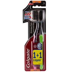 Щетка зубная `COLGATE` ШЕЛКОВЫЕ НИТИ Древесный уголь (мягкая)