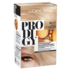 Крем-краска для волос `LOREAL` `PRODIGY` тон 10.21 (Платина)