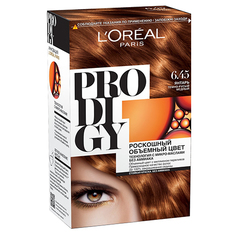 Крем-краска для волос `LOREAL` `PRODIGY` тон 6.45 (Янтарь)