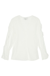 Белая шелковая блузка 3.1 Phillip Lim