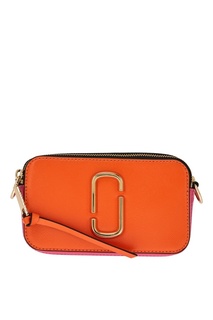 Оранжевая сумка из кожи Snapshot Marc Jacobs
