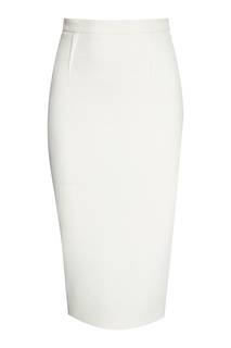 Белая юбка-карандаш Roland Mouret