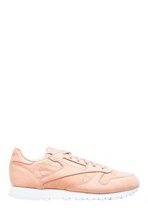 Кроссовки из нубука пудрового цвета Reebok