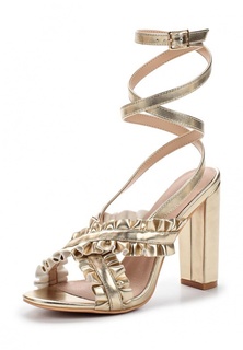 Босоножки LOST INK BRIONY RUFFLE STRAP HEELED SANDAL