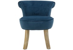 Кресло floriana (to4rooms) синий 50.0x58.0x52.0 см.