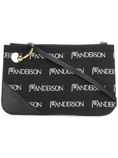 клатч Pierce с вышитыми логотипами JW Anderson