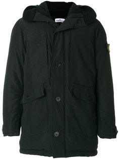 пуховое пальто с капюшоном Stone Island