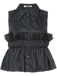 ruffled crop top Jourden