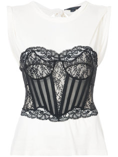 Lace Bustier Trompe LOei blouse Alexander Wang