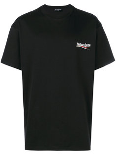 футболка Political Balenciaga