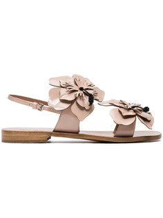 Sandals with flower detail Miu Miu