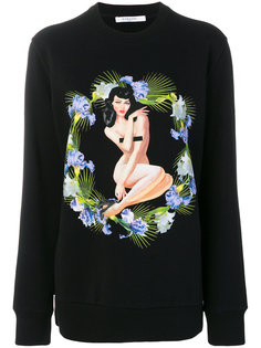 толстовка с принтом пин-ап Birds of Paradise Givenchy