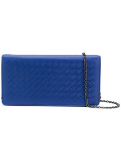 клатч Intrecciato с цепочной лямкой Bottega Veneta