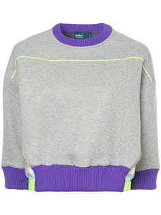 свитер с панелью в прозрачную полоску Kolor