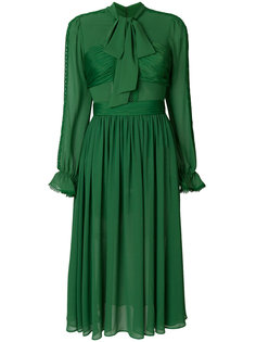 платье с завязками на бант Self-Portrait