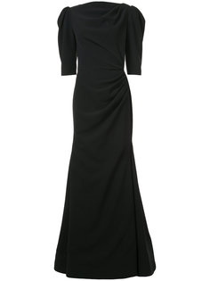 puff shoulder gown  Christian Siriano