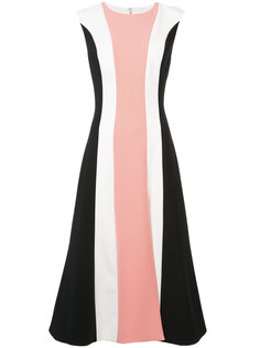 colour block midi dress Christian Siriano