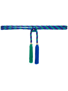 Bicolour Rope belt with tassels Philosophy Di Lorenzo Serafini