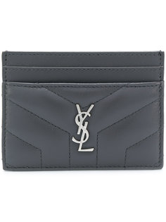 визитница с монограммой Saint Laurent