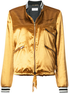 куртка-бомбер на молнии Saint Laurent