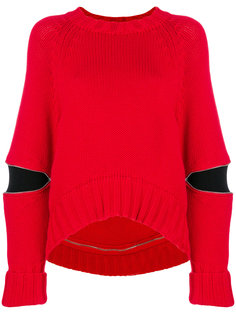 свитер с вырезами  Alexander McQueen