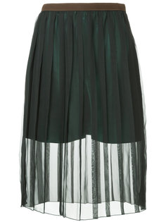 прозрачная плиссированная юбка Kolor