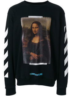 толстовка с принтом Mona Lisa Off-White