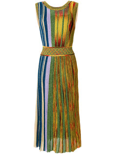 платье в полоску с поясом  Missoni