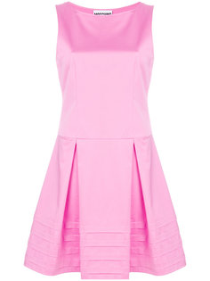 плиссированное расклешенное платье  Moschino