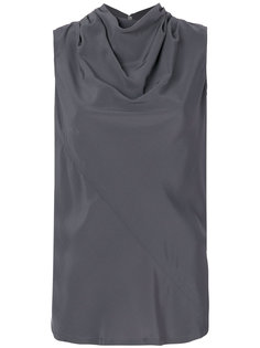 топ с драпировкой на вороте  Rick Owens