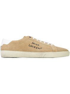 кеды Court Classic SL/06 с вышивкой Saint Laurent