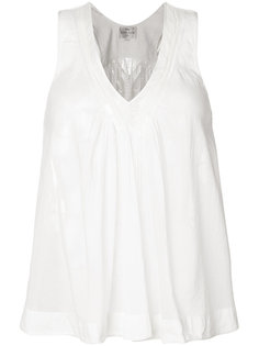 топ с кружевной вставкой  Forte Forte