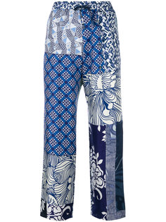 patchwork cropped trousers  Pierre-Louis Mascia